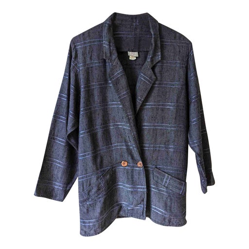 Linen and cotton blazer