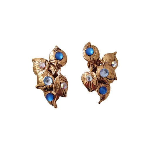 Boucles d'oreilles en métal doré