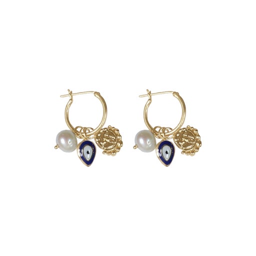 Cleopatra's Bling Hoop Earrings