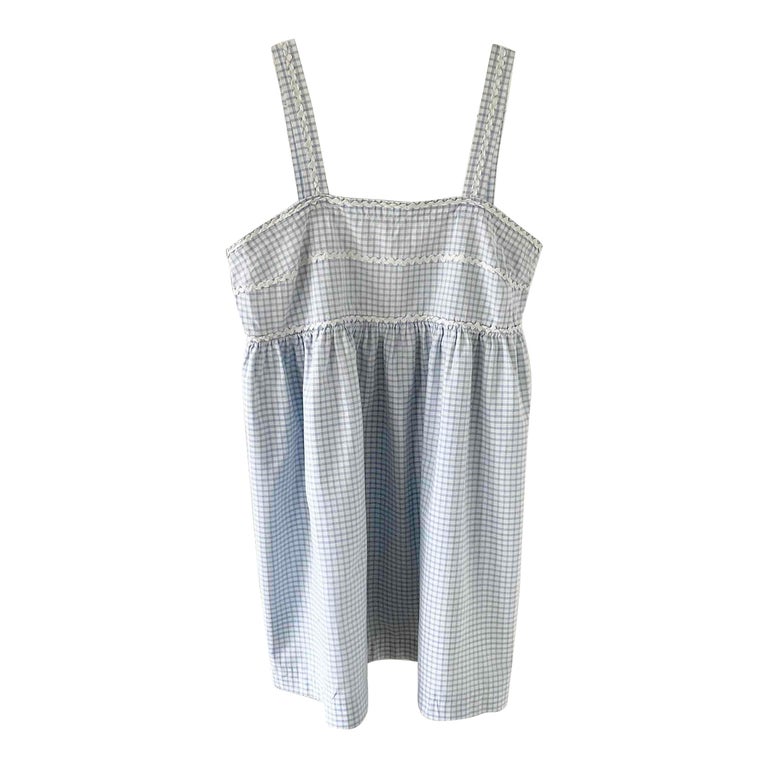 Robe vichy en coton