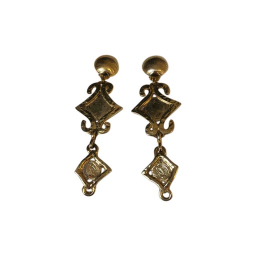 Boucles d’oreilles en métal doré
