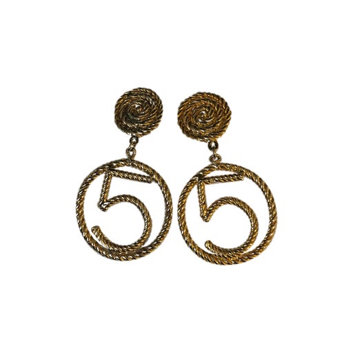 Boucles d’oreilles en métal doré
