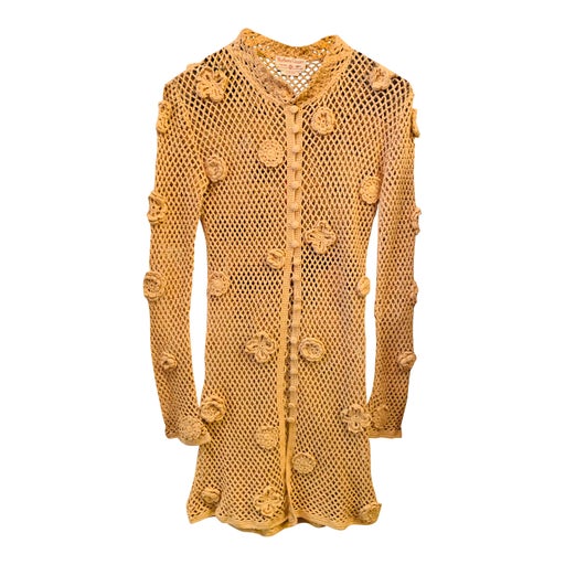 Cardigan long en crochet