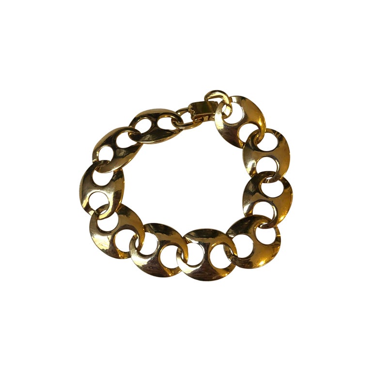 Bracelet en métal doré