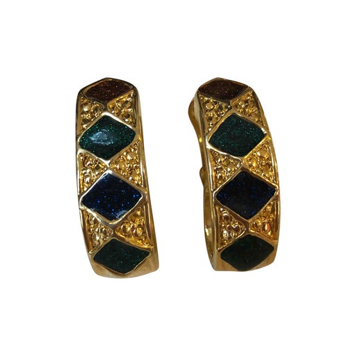 Boucles d’oreilles en métal doré