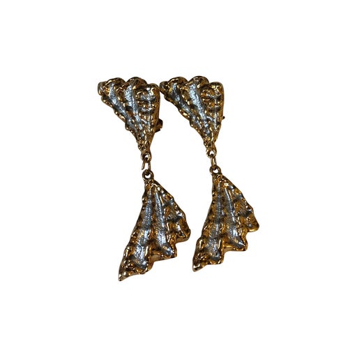 Boucles d’oreilles en métal doré