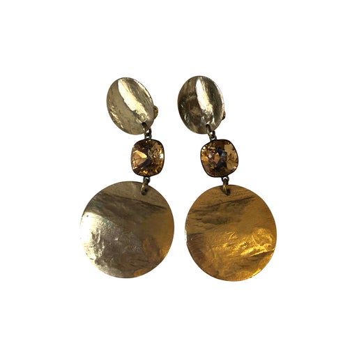 Boucles d’oreilles en métal doré