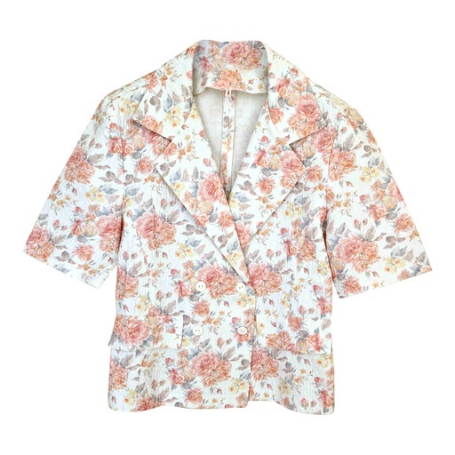 Floral blazer