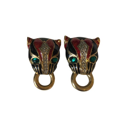 Boucles d’oreilles en métal doré