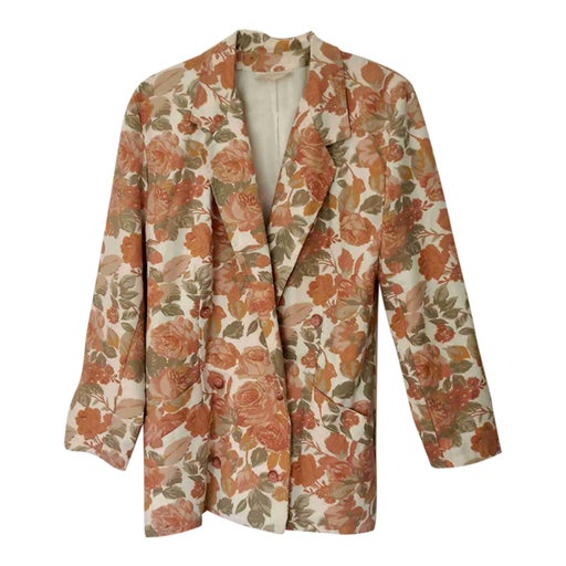 Blazer à fleurs