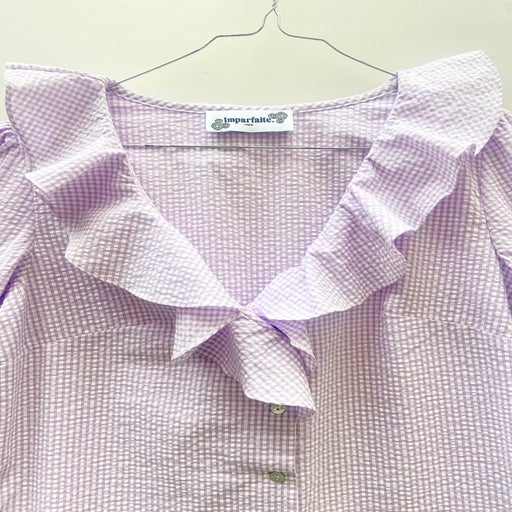Imparfaite seersucker blouse