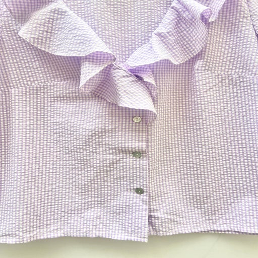Imparfaite seersucker blouse