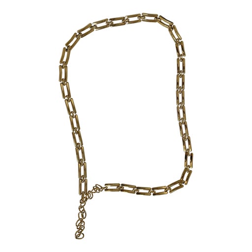 Ceinture chaîne en métal doré
