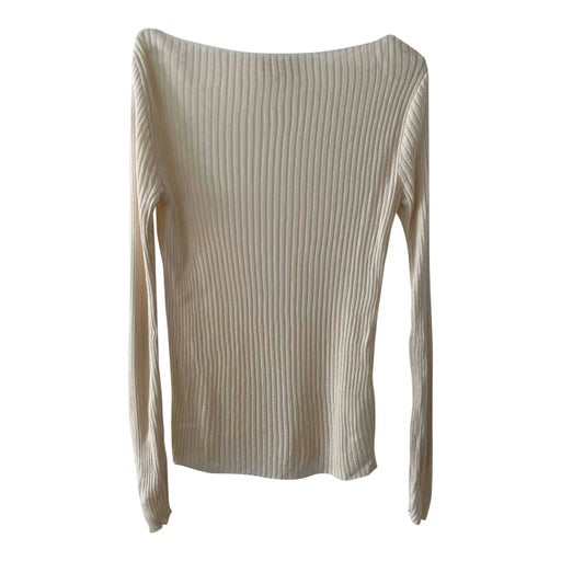 Pull en maille côtelée