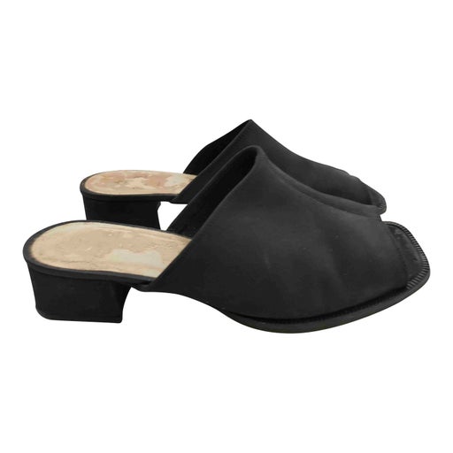 Mules en cuir