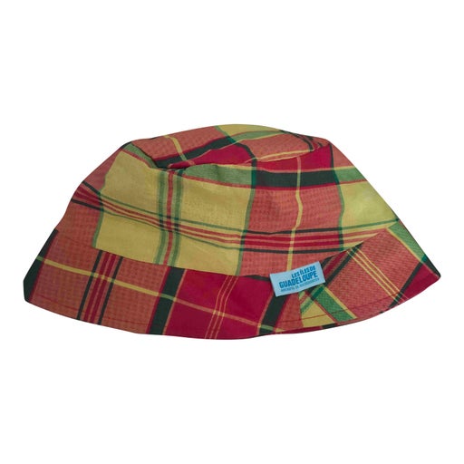 Madras cotton bucket hat