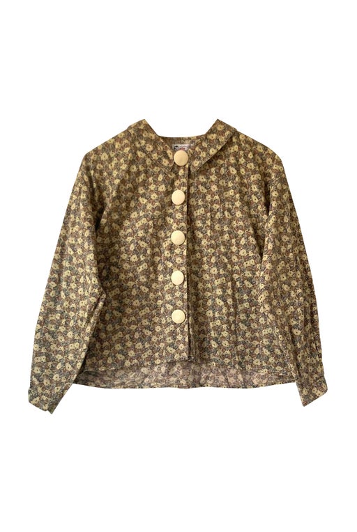 Flower pattern cotton jacket