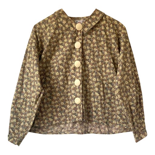 Flower pattern cotton jacket