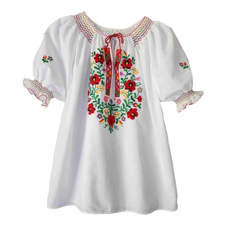 Blouse hongroise en coton