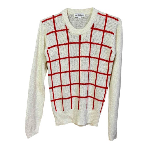 Pull à carreaux