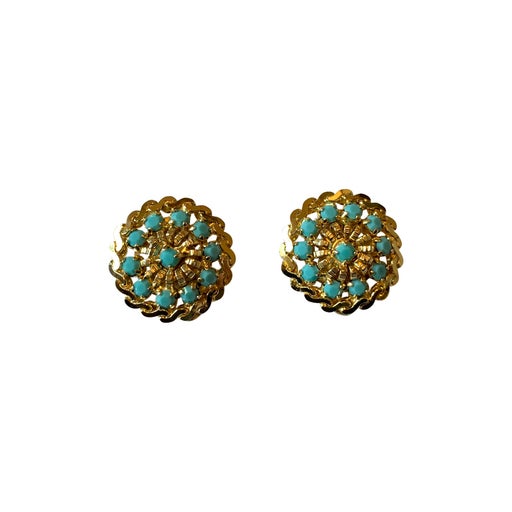 Boucles d’oreilles en métal doré