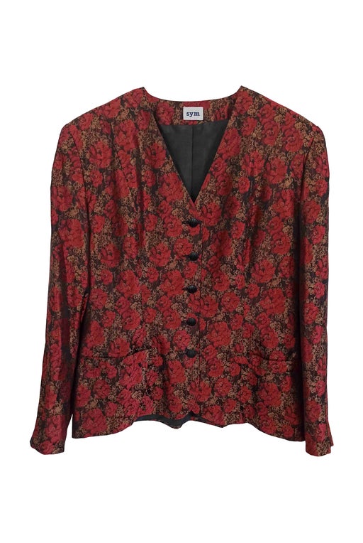 Asian floral jacket