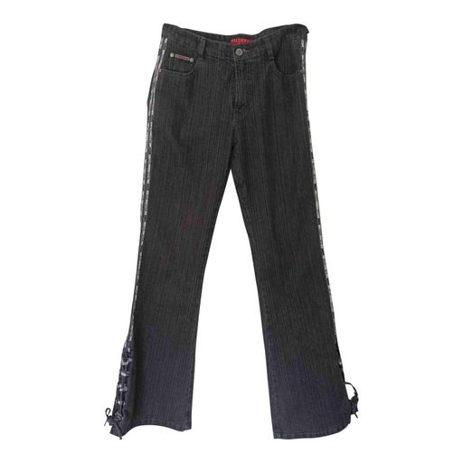Pantalon flare en coton
