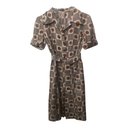 Silk midi dress