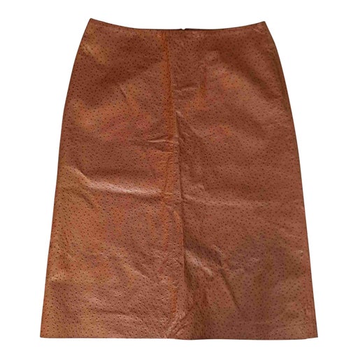 Leather skirt
