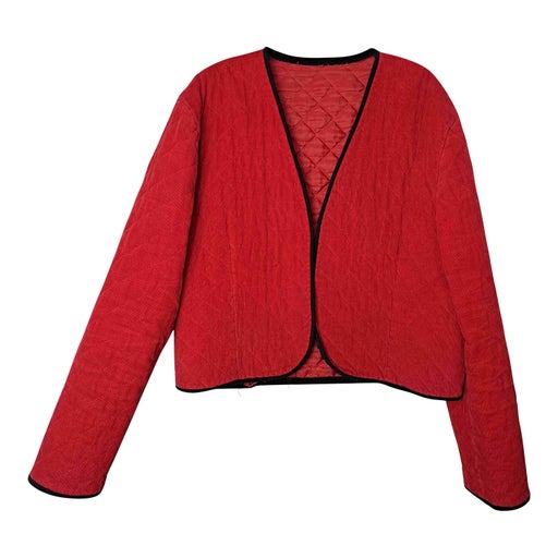 Veste matelassée en velours