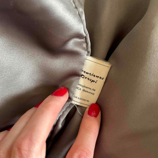 Leather trench coat