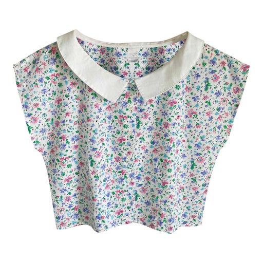 Crop top à fleurs