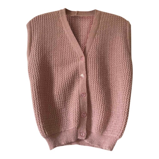 Sleeveless wool vest