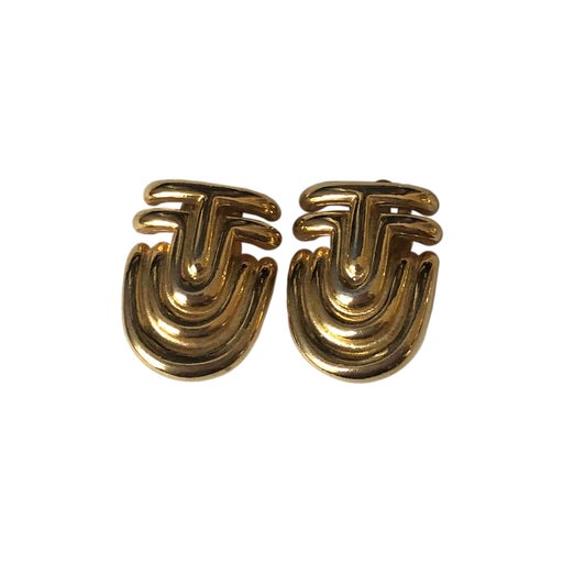 Boucles d’oreilles en métal doré