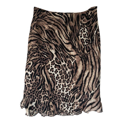 Animal print skirt