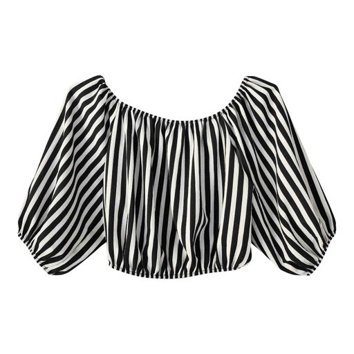 Crop top à rayures