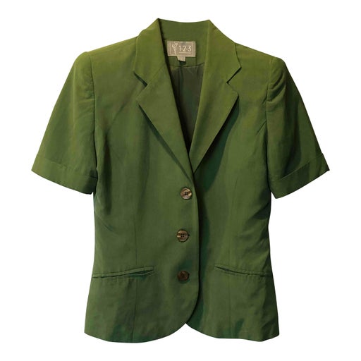 Silk blazer