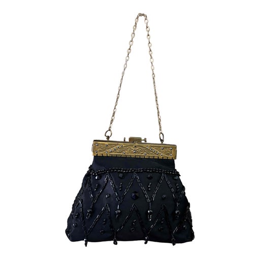 Satin and pearl bag