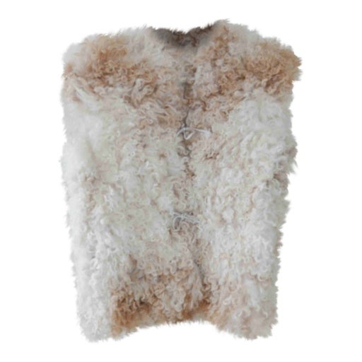 Sleeveless fur vest