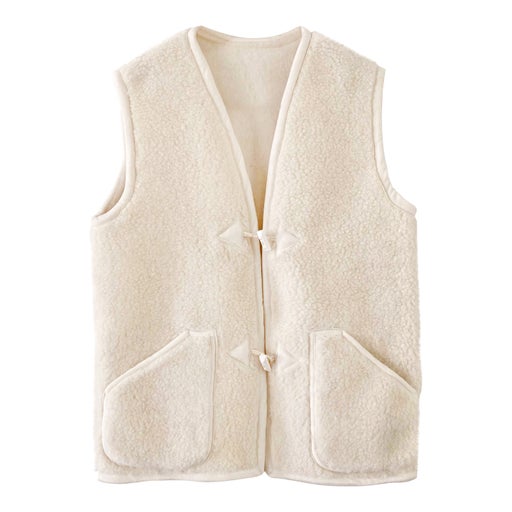 Sleeveless wool vest