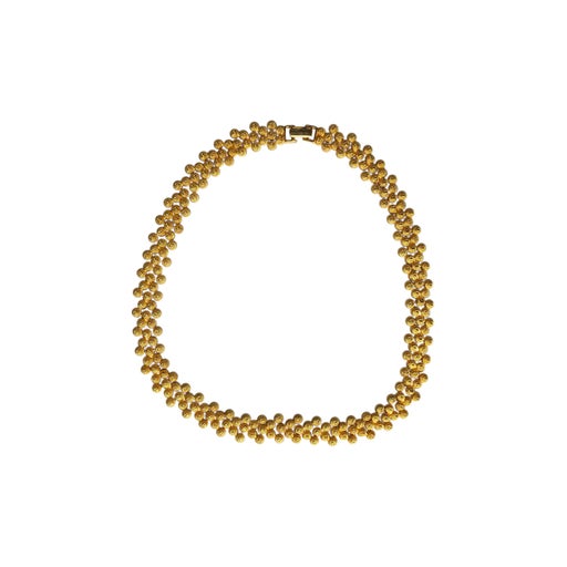 Collier en métal doré