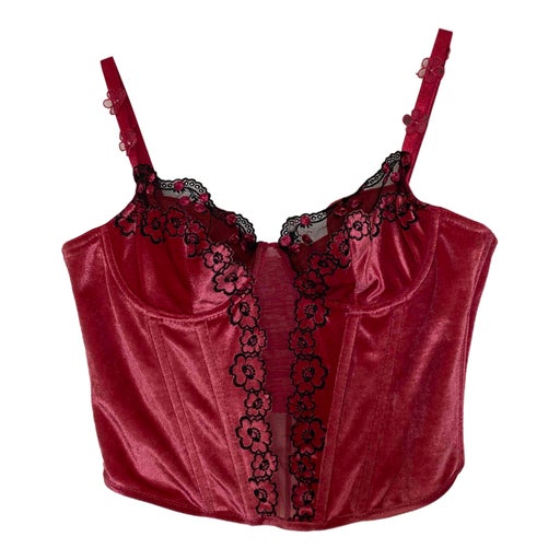 Corset en velours