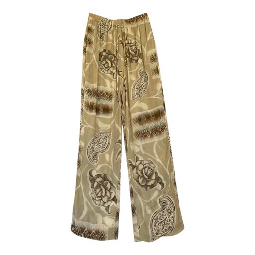 Pantalon à fleurs