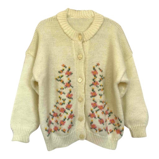 Cardigan à fleurs