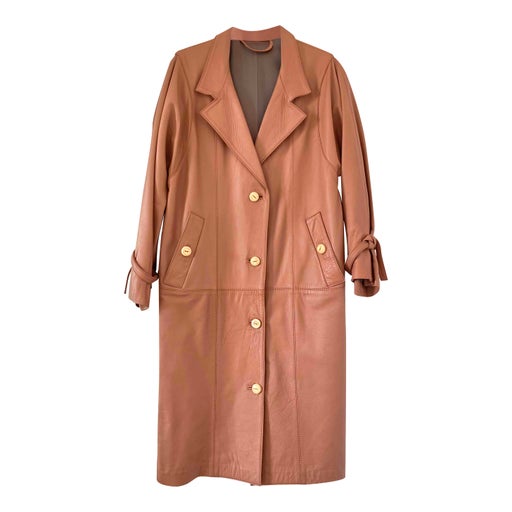 Trench en cuir