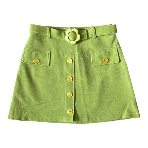 Mini-jupe verte
