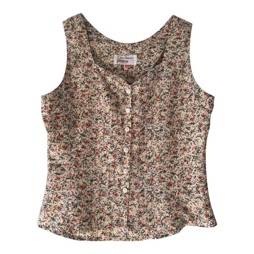Crop top à fleurs