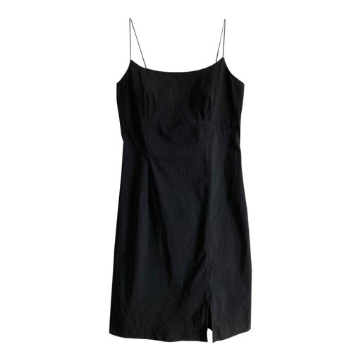 Robe courte fendue