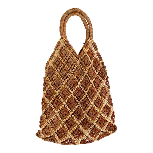 Braided rope bag