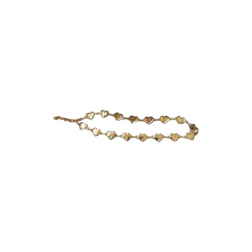 Ceinture chaine en métal doré